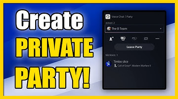 How to Make a Closed or Private Party Voice Chat on PS5 (Fast Tutorial)