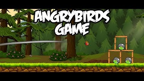 ANGRY BIRD GAME HTML CSS AND JAVASCRIPT