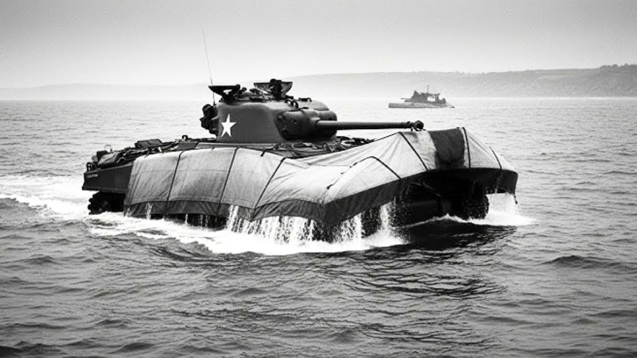 How One Engineer's Crazy Weld Made DD Tanks Float Across The Channel on D-Day
