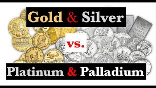 Gold / Silver vs. Platinum / Palladium - January 9, 2019