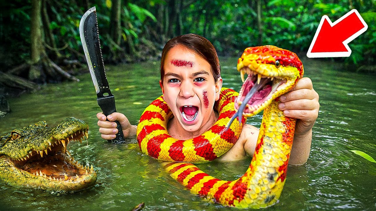 KLEINER JUNGE überlebt die GEFÄHRLICHSTEN TIEREN der Welt! 😰