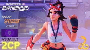 Overwatch 2 Kiriko highlight  Assault 2CP season 12 #kiriko #speedm12 #overwatch2