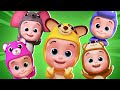 Five Little Babies Jumping On The Bed, Nursery Rhymes and Kids Songs