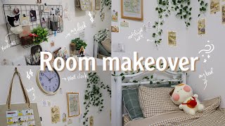 غيرت ديكور غرفتي بنفسي ☁️• ترتيبات • تسوق • فتح مشتريات • تزيين ♡ 🌿 Room makeover