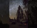 Sierras star trails time lapse