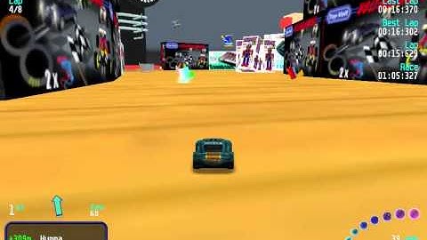 Re-Volt Custom Track Revolt Room2 by doll265 ,8 Lap Race