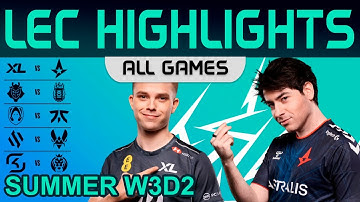 LEC Highlights Week3 Day2 LEC Summer 2023 All Games By Onivia