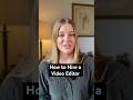 Need a freelance video editor? Learn how to find the right one on Upwork.