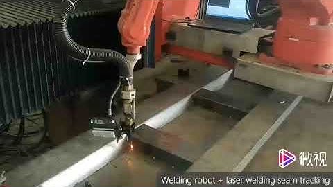 Welding robot+laser welding seam tracking sensor