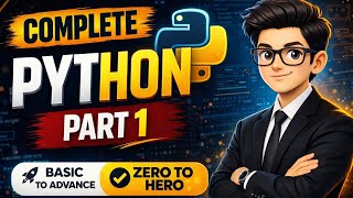 Python Full Course Part 1 🔥 | Basics to Advance (Zero to Hero) 