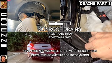 Sunroof Drains | Front & Rear | Symptoms & Fixes | Porsche Cayenne (2003 - 2010) | WATER PROBLEMS
