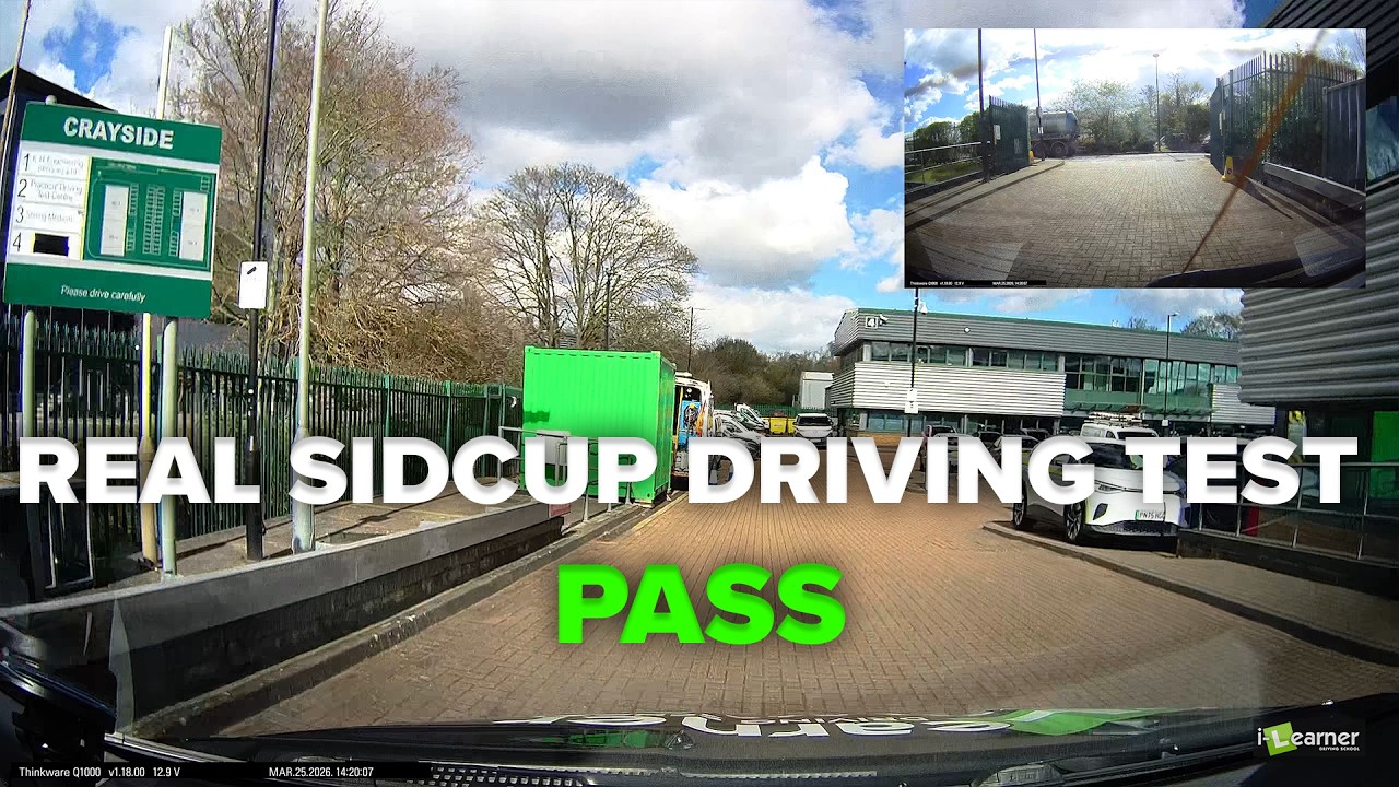 Sidcup Driving Test Route - 5 FAULTS PASS | i-Learner Driving School ...
