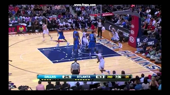 Tracy McGrady Great First Step & Left Handed Dunk vs Dallas Mavericks - 4/27/12