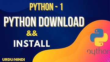 Install Download Python in Laptop /PC Urdu/Hindi || Jawad Aslam