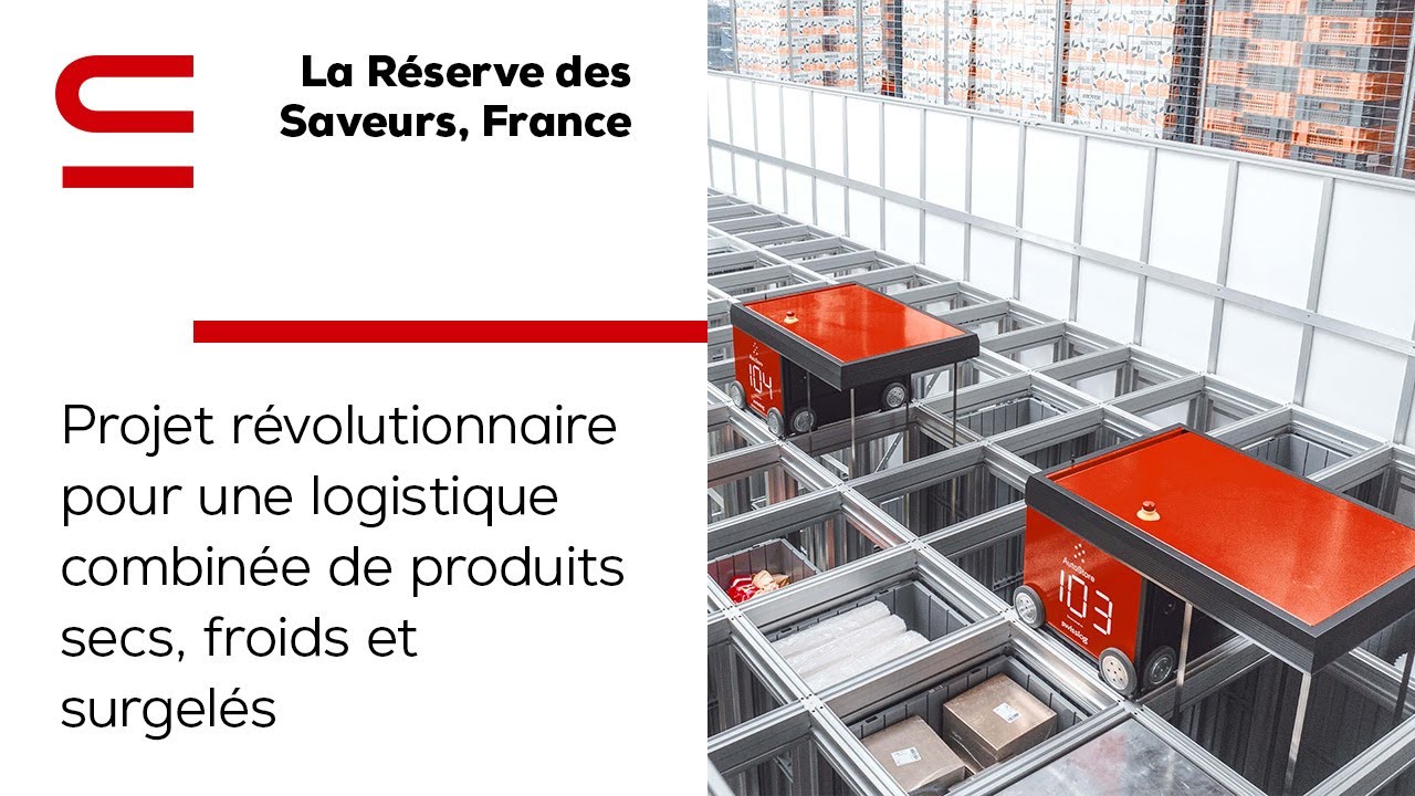 Autostore Multi Temp La Réserve des Saveurs, France: Solution Multi-Température AutoStore ...