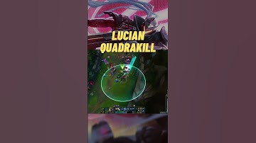LUCIAN QUADRAKILL #lucian #quadrakill #lucianlol #leagueoflegends
