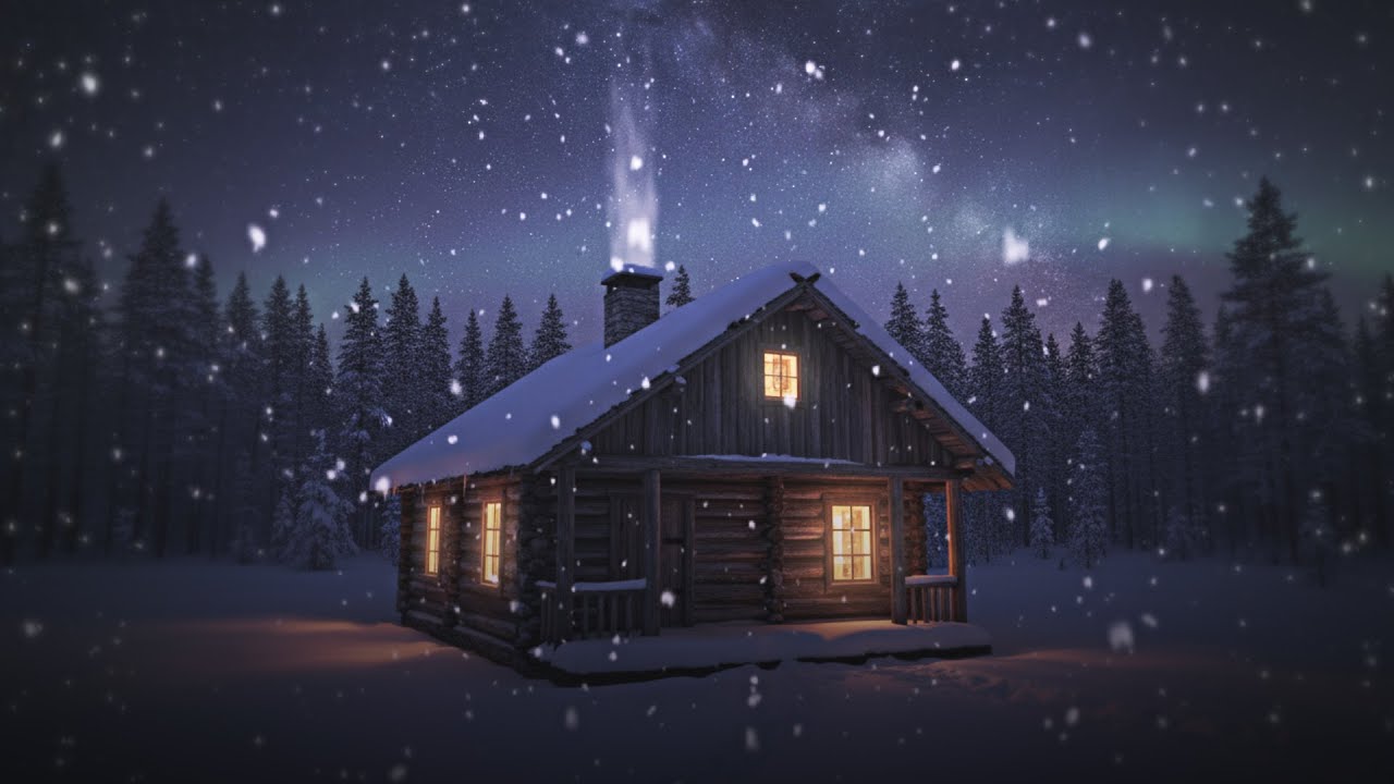Starry Taiga Escape — Deep Sleep & Winter Calm