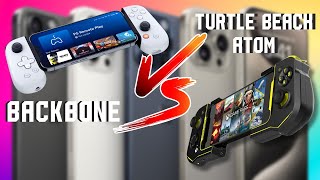 BEST Controller For iPhone 15 Pro?! | Backbone VS Turtle Beach Atom