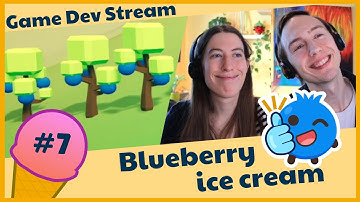 Ice Cream Game #7 - Game Dev Live Stream - Blueberry ice cream - 2021-02-13