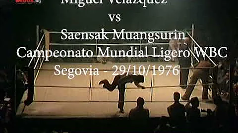 Aebox Vintage - Miguel Velzquez vs Saensak Muangsu...