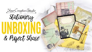 YOUR CREATIVE STUDIO Unboxing JULY 2022 Stationery Subscription Box