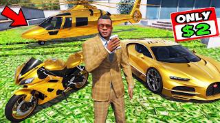 Franklin Buying Everything For $2 in GTA 5 | SHINCHAN and...