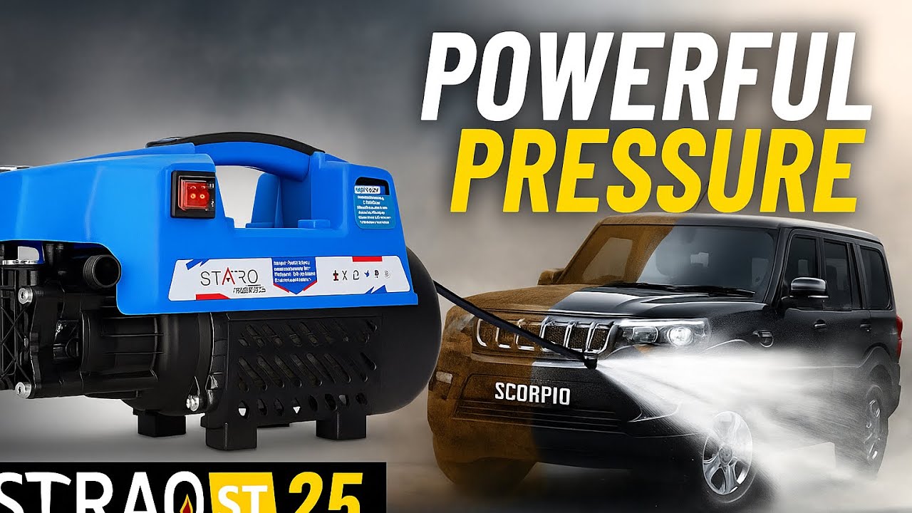 STARQ ST‑25 Unboxing & Full Review | sbse sasta car waser | best pressure washers | 150bar  wild🔥