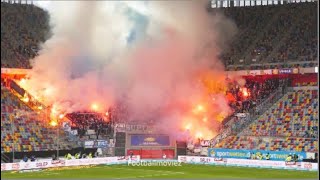 Pyro & Stimmung - Hansa Ultras in Düsseldorf (KFC Uerdingen - Hansa Rostock 4:1 / 07.12.19)