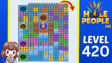 Hole People Level 420 Solution Walkthrough