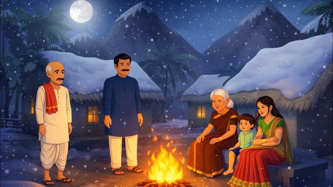 ठंड का कहर हिंदी कहानी 😢 । Thand ka kahar Hindi moral Story | Bedtime Stories @KidsMoralWord