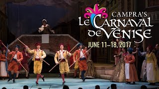 Scenes from the Le Carnaval de Venise Dress Rehearsal
An elaborate, colorful, kaleidoscopic…entertainment!
More than 80 directors, singers, dancers, and instrumentalists put the finishing touches on the Centerpiece Opera of the 2017 Boston Early Music Festival—André Campras Le Carnaval de Venise. Enjoy scenes of this dazzling spectacle from the dress rehearsal in this all-new video. Dont delay—get your tickets now for shows June 14, 16, & 18, 2017 in Boston.
http://www.bemf.org/pages/fest/opera_centerpiece.htm
Paul ODette & Stephen Stubbs, Musical Directors
Gilbert Blin, Stage Director
Robert Mealy, Concertmaster
Melinda Sullivan, Dance Director
Caroline Copeland, Choreographer
Anna Watkins, Costume Designer
Gilbert Blin, Set Designer
Christopher Ostrom, Lighting Designer
Ellen Hargis, Assistant Stage Director
Kathleen Fay, Executive Producer
Video by Kathy Wittman | Ball Square Films Scenes from the Le Carnaval de Venise Dress Rehearsal