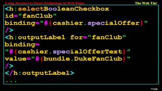 Using JavaServer Faces Technology in Web Pages