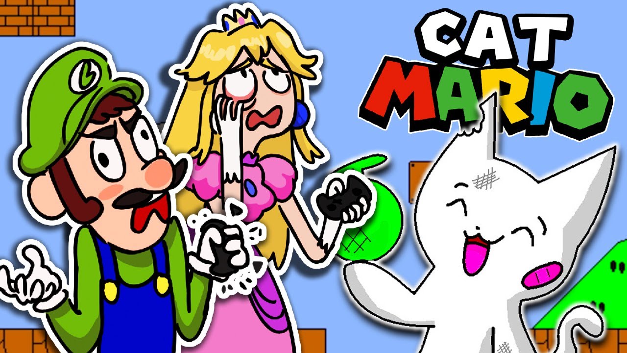 Luigi Plays: CAT MARIOOO 