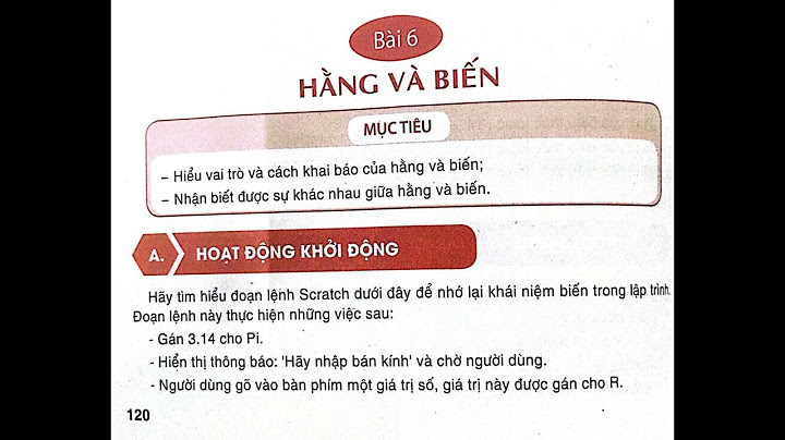 Bài tập trong sbt tin 8 bài 6 năm 2024