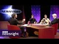 The UK's place in Europe? Paxman, Boris and Eddie Izzard (1997) - Newsnight archives