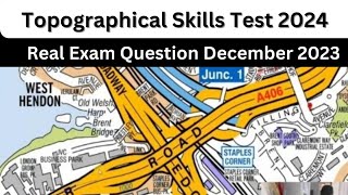 ⁣TFL Topographical skills Test 2024 | Real Exam Question December 2023 ,sa pco