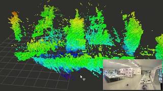 Inte Euclid Mapping and Control Test with Pixracer drone (running Octomap)