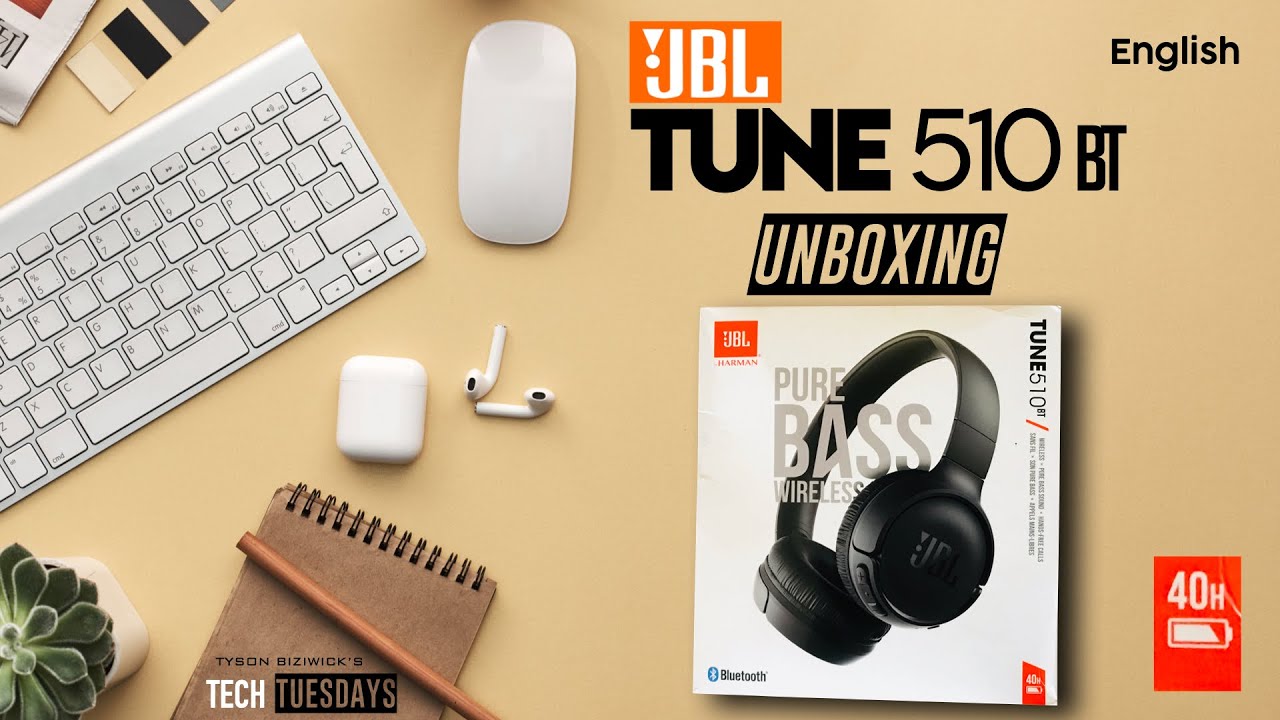 JBL TUNE 510BT Headphones 🎧 UNBOXING 2021, Tech Tuesdays