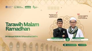 LIVE 🔴Tarawih Malam Ramadhan Day 8 • Ust Tajul Mulu M.Ag. • Sdr. Muhammad Hafidz Haikal