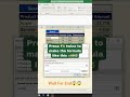 Wait For End😱😱 #Shorts #Shortsviral #Shortsfeed #exceltricks #exceltips