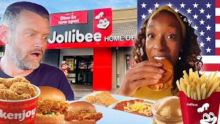 Brits Try Jollibee For The First Time In The USA