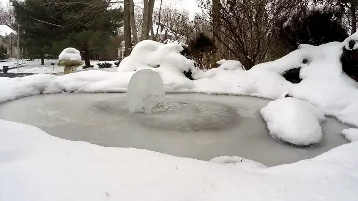 timelapse of frozen pond