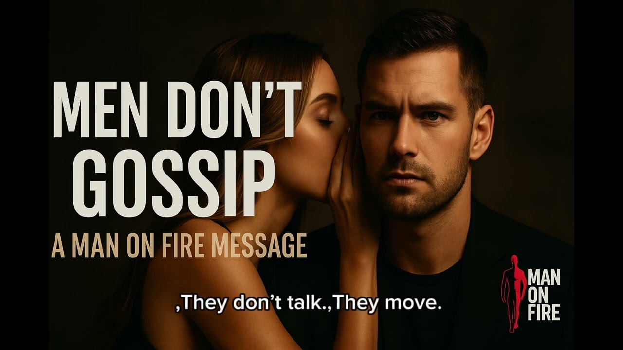 MEN DON’T GOSSIP | A Man on Fire Message