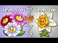 Florecitas Aturdidoras Nivel 100 Vs Narcisil Nivel 100 - Plants Vs Zombies 2