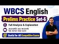 WBCS English Practice Set- 6 | WBCS Prelims English Questions Analysis & Explanation