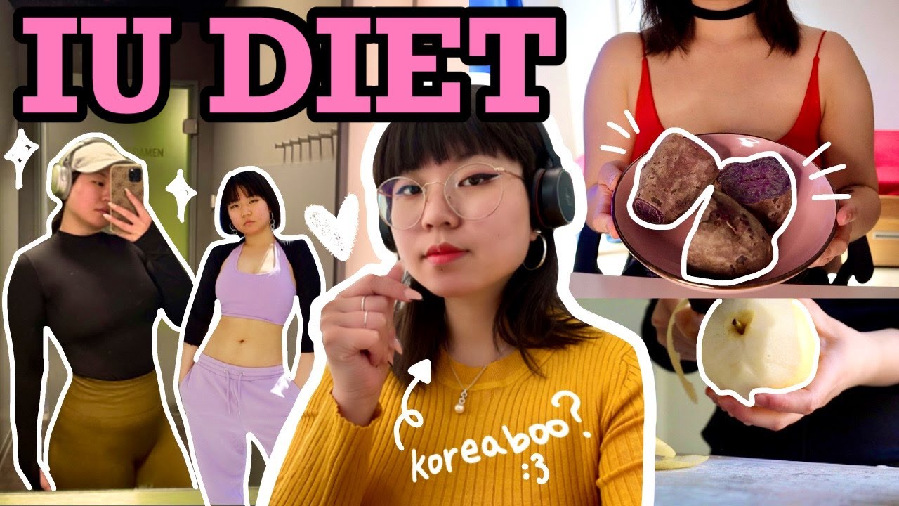 I DID IU's DIET for 3 DAYS🍠 🌝 (being a Kpop Idol is hard ... )  | 