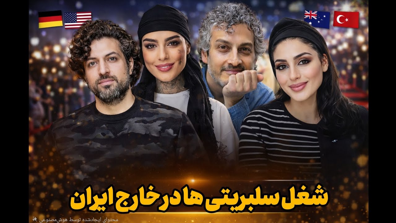 شغل واقعی بازیگران ایرانی در خارج لو رفت | این بازیگران معروف حالا چه شغلی دارند؟!