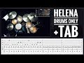 MCR - Helena / Sólo bateria  + tablatura (Drums Only + Tab)