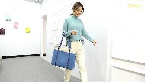 Túi Tote canvas vintage nữ cao cấp size lớn – KVKY – 1901