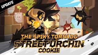 The Spiky Tornado, Street Urchin Cookie is HERE! 🏍️